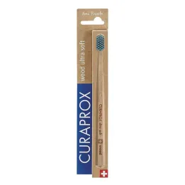 Curaprox CS wood ultra mäkká drevená zubná kefka, 1 ks