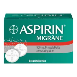 Aspirín šumivé tablety na migrénu, 2x10 ks