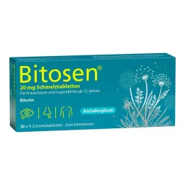 Bitosen 20 mg orodispergovateľné tablety, 30 ks