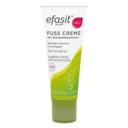Efasit krém na nohy s hubkovým nástavcom, 75 ml