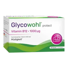 Glycowohl vitamín B12 1000 µg vysokodávkové vegánske kapsuly, 120 kusov