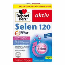 Doppelherz Selenium 120 2-fázové depotné tablety, 45 ks