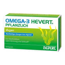 Mäkké kapsuly na rastlinnej báze Omega-3 Hevert, 120 kusov