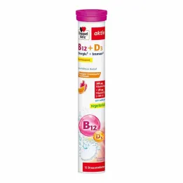 Doppelherz Vitamín B12 + D3 šumivé tablety, 15 ks