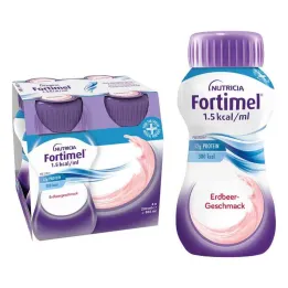 Fortimel 1,5 kcal jahodová príchuť (4x200 ml)