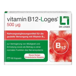Vitamín B12-Loges 500 µg kapsuly, 60 kapsúl