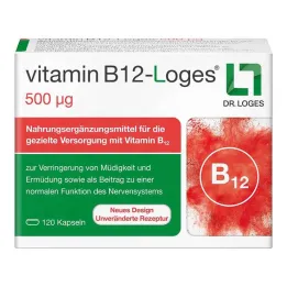 Vitamín B12-Loges 500 µg kapsuly, 120 kusov