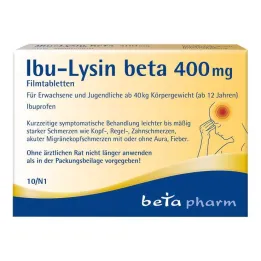 Ibu-Lysine beta 400 mg filmom obalené tablety, 10 ks