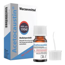 Roztok acetokaustínu liek na bradavice, 2 ml