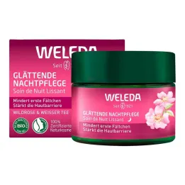 Weleda vyhladzujúca nočná starostlivosť divoká ruža & biely čaj, 40 ml