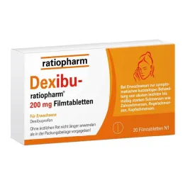 Dexibu-ratiopharm 200 mg filmom obalené tablety, 20 ks
