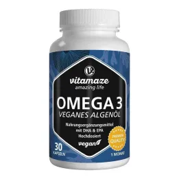 Vysokodávkové kapsuly s omega-3 vegánskym olejom z rias, 30 kusov