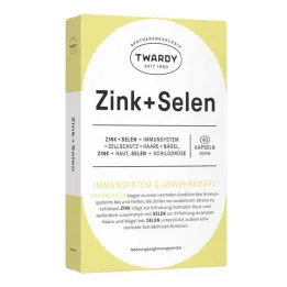 Zinok + Selén kapsule vegánske, 40 ks