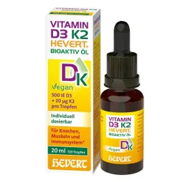 Vitamín D3 K2 Hevert Bioaktívny olej, 20 ml