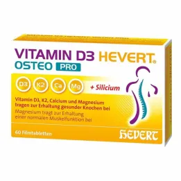 Vitamín D3 Hevert Osteo Pro filmom obalené tablety, 60 ks