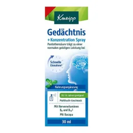 Kneipp pamäť + koncentračný sprej, 30 ml