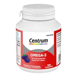Centrum Omega-3 žuvacie kapsuly, 120 kusov