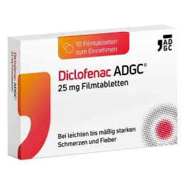 Diklofenak ADGC 25 mg filmom obalené tablety, 10 ks