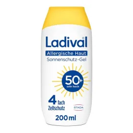 Ladival alergický gél na ochranu pokožky pred slnečným žiarením LSF 50 + , 200 ml