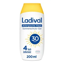Ladival alergický gél na ochranu pokožky pred slnečným žiarením LSF 30, 200 ml