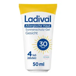 Ladival alergický pleťový gél na tvár LSF 30, 50 ml