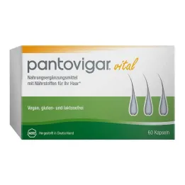 Pantovigar vital kapsule s výživnými látkami pre vlasy, 60 kusov