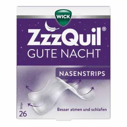 WICK Zzzquil pásiky na nos na dobrú noc, 26 ks