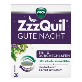 WICK Tablety na dobrú noc Zzzquil, 28 ks