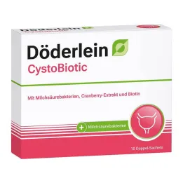 Döderlein Cystobiotické baktérie mliečneho kvasenia + brusnicový prášok, 10x4 g
