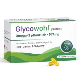 Glycowohl Omega-3 kapsuly 917 mg vegánske + DHA + EPA + DPA (60 kusov)