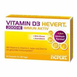 Vitamín D3 Hevert 2000 IE Imunoaktívne kapsuly, 60 ks