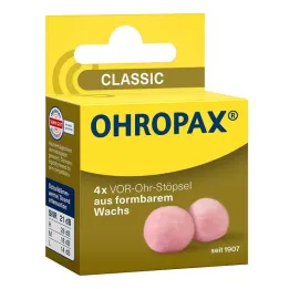 Ohropax Classic vosk na štuple do uší, 4 kusy