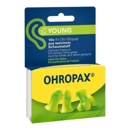Penové štuple do uší Ohropax Young, 10 ks