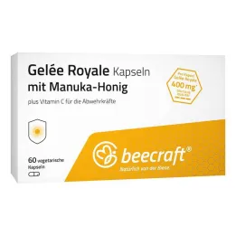 Kapsule Beecraft Royal Jelly s Manuka medom, 60 ks