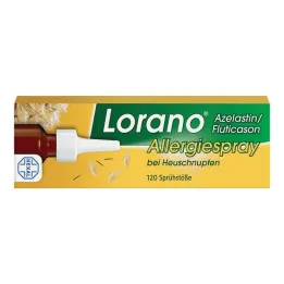 Lorano Azelastin / Fluticasone sprej na alergiu na sennú nádchu, 23 g