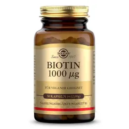 Solgar Biotin 1000 µg kapsuly (50 kusov)