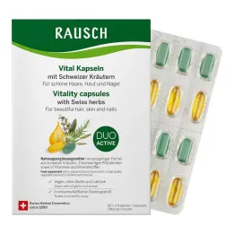 Rausch Vital kapsule so švajčiarskymi bylinkami, 30x2 kusy