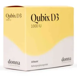 Medis Qubix Vitamín D3 1000 IU prášok (30 kusov)