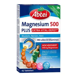 Abbey Magnesium 500 Plus tablety, 42 ks