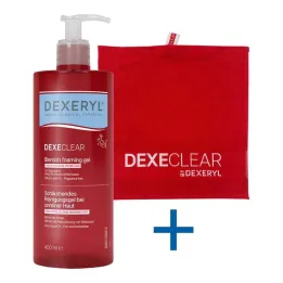 Dexeryl Dexeclear penivý čistiaci gél na nečistú pleť, 400 ml