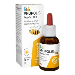 Beecraft Kids Propolis organické kvapky 20% plus vitamín C, 30 ml