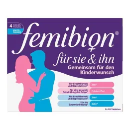 Femibion pre ňu &amp; mu tablety, 2x28 ks