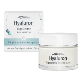 Bohatý hyalurónový denný krém, 50 ml