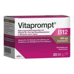 Vitaprompt B12 500 µg priame tyčinky, 20 ks