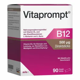 Vitaprompt B12 500 µg priame tyčinky, 90 ks