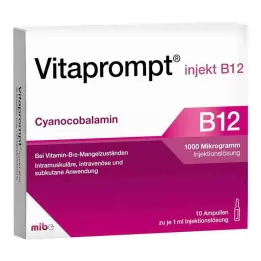 Vitaprompt injekt B12 1000 µg injekčný roztok, 10x1 ml