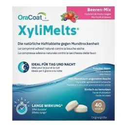 Xylimelts lepiace tablety bobuľový mix Oracoat, 40 ks