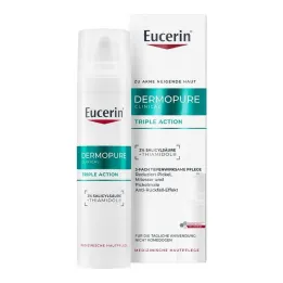Eucerin Dermopure klinický krém s trojitým účinkom, 40 ml