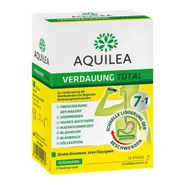 Aquilea Digestion Total Prášok pre ústne tyčinky, 12 ks