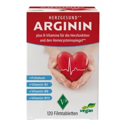 Arginín srdce zdravé + vitamín B1 + B6 + B12 + kyselina listová Film Tab., 120 ks